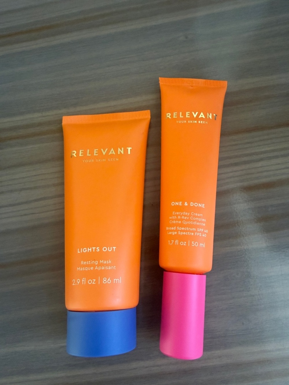 Lights Out Resting Mask & One & Done Everyday Cream - Orange